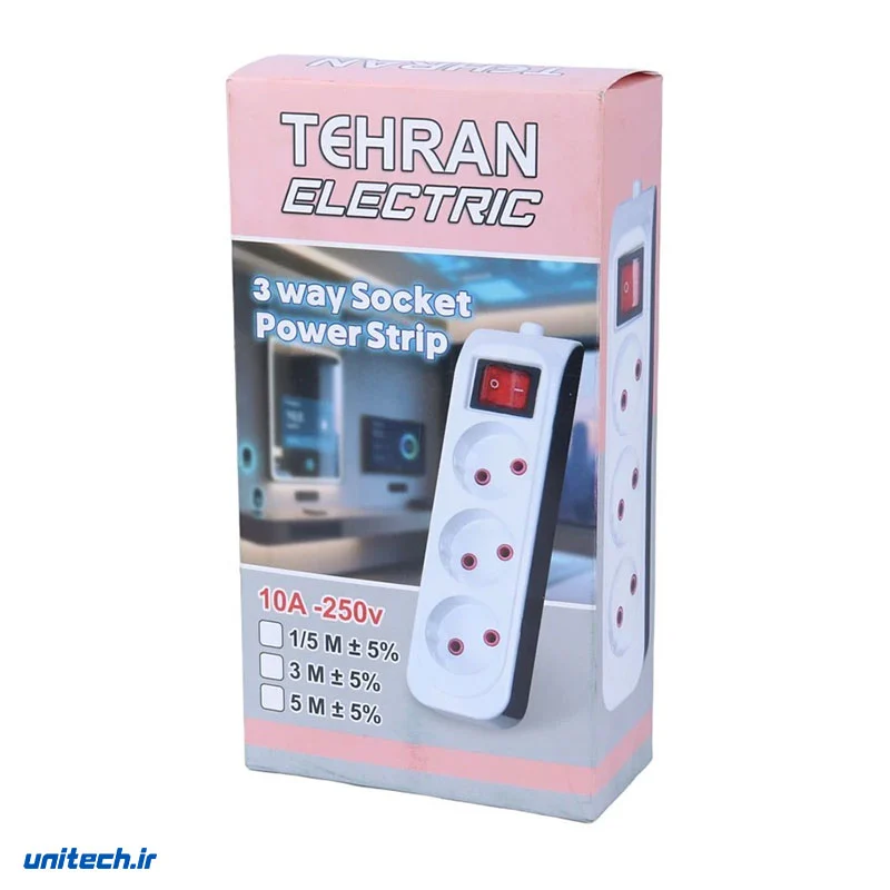 چند راهی 3 خانه تهران الکتریک با کابل 3 متری (1)